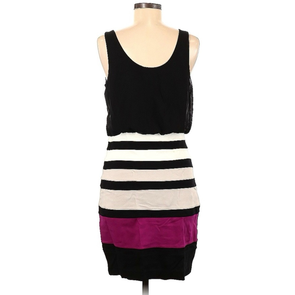 Express Colorblock Bandage Dress Medium